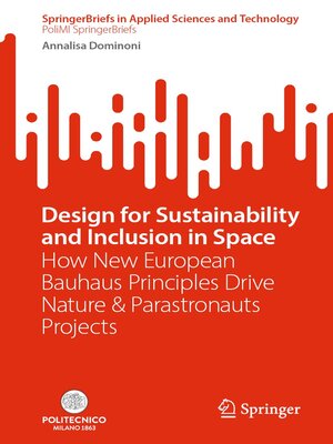 cover image of Design for Sustainability and Inclusion in Space